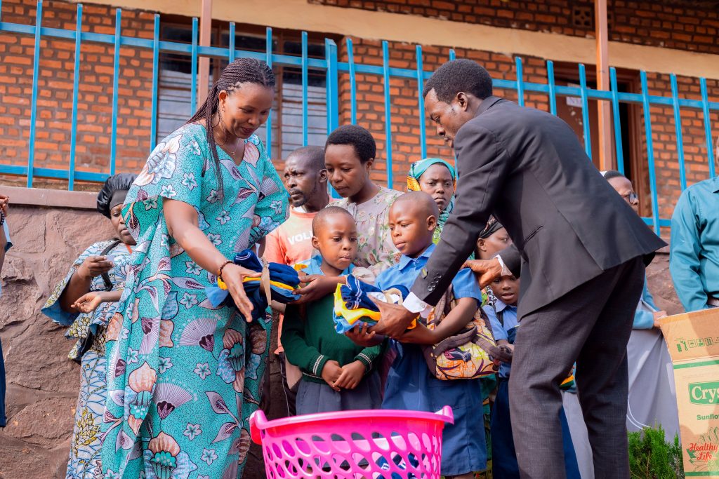 Mukayiranga Solange Foundation (MS Foundation) supports students of GS Sainte Famille with essential School Partnership Program.